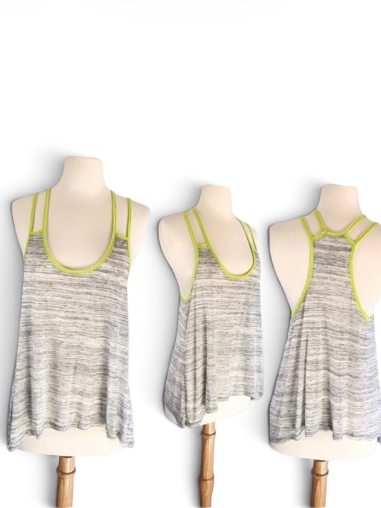 Blue Life Tops - Blue Life Marled Swing Trapeze Tank Cami Top